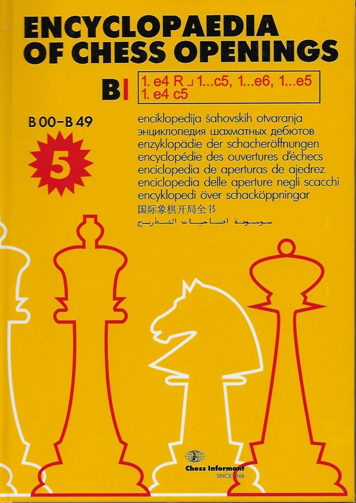 Encyclopaedia of chess openings B1 B00-B49 (5th edition) - Shakkitori Oy